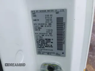2021 Nissan NV200 SV z VIN 3N6CM0KNXMK701280, wystawiony jako IAAI lot #41997366 z przebiegiem 74 609 mil mil oraz . Historia ofert i sprzedaży dostępna na DreamBid. Obrazek 9.