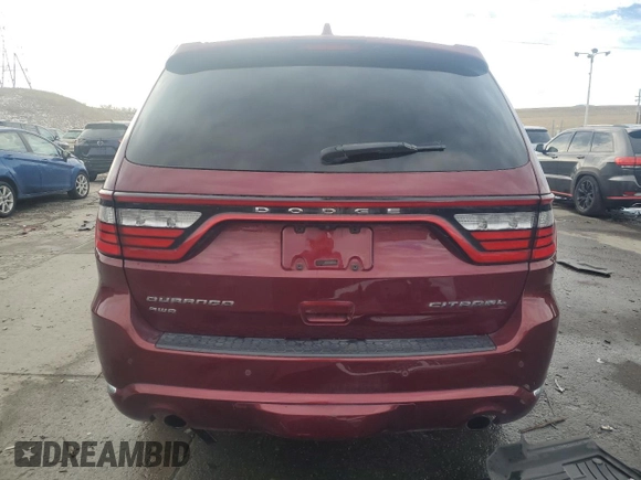 2017 Dodge Durango Citadel with VIN 1C4SDJET0HC799083, listed as a Copart auction lot 85513934 with 94,585 mi miles and Salvage Title. Bid and sale history available at DreamBid. Image 6.
