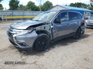 2018 Mitsubishi Outlander SE with VIN JA4AD3A39JZ021049, listed as a Copart auction lot 59734525 with 133,585 mi miles and Salvage title. Bid and sale history available at DreamBid. Image 1.
