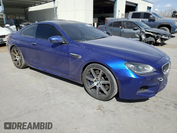 2014 BMW M6 with VIN WBSLX9C5XED160190, listed as a Copart auction lot 48160905 with 47,034 mi miles and Salvage title. Bid and sale history available at DreamBid. Image 4.