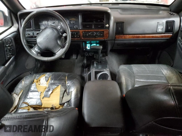 1997 Jeep Grand Cherokee Laredo with VIN 1J4GZ58Y9VC629994, listed as a Copart auction lot 83086694 with 252,147 mi miles and Salvage Title. Bid and sale history available at carsss.com. Image 8.