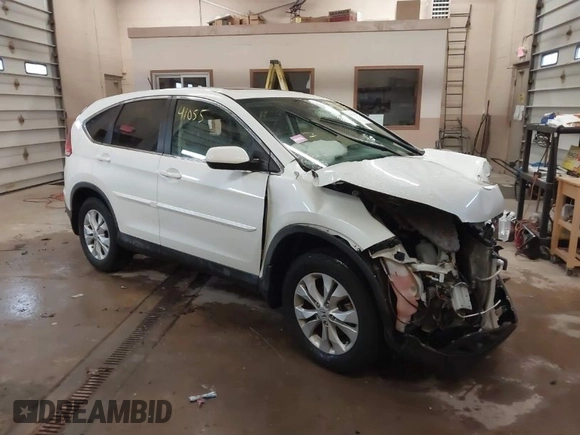 2014 Honda CR-V EX with VIN 5J6RM4H57EL032284, listed as a IAAI auction lot 41041055 with 40,443 mi miles. Bid and sale history available at carsss.com. Image 1.