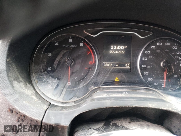 2015 Audi A3 2.0T Prestige with VIN WAUKFGFF6F1067553, listed as a Copart auction lot 48588873 with 35,837 mi miles. Bid and sale history available at carsss.com. Image 9.