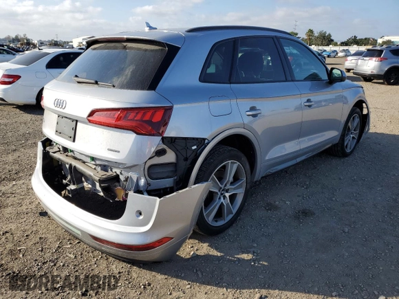 2020 Audi Q5 Premium Plus with VIN WA1BNAFY4L2065384, listed as a Copart auction lot 65642432 with 15,422 mi miles. Bid and sale history available at carsss.com. Image 4.