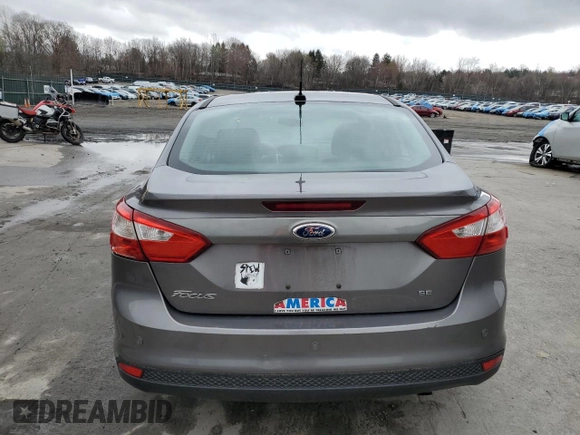2014 Ford Focus SE with VIN 1FADP3F27EL179253, listed as a Copart auction lot 52913225 with 106,292 mi miles and Salvage Title. Bid and sale history available at DreamBid. Image 6.