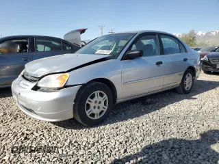 2001 Honda Civic LX z VIN 1HGES16501L023661, wystawiony jako Copart lot #55954735 z przebiegiem 151 360 mil mil oraz Szkoda całkowita • Salvage title. Historia ofert i sprzedaży dostępna na DreamBid. Obrazek 1.