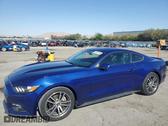 2016 Ford Mustang EcoBoost with VIN 1FA6P8THXG5209187, listed as a Copart auction lot 60477815 with 95,391 mi miles and Salvage title. Bid and sale history available at DreamBid. Image 1.