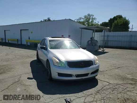 2008 Infiniti G35 Journey with VIN JNKBV61E08M218577, listed as a Copart auction lot 62776125 with 246,590 mi miles and Salvage title. Bid and sale history available at DreamBid. Image 13.
