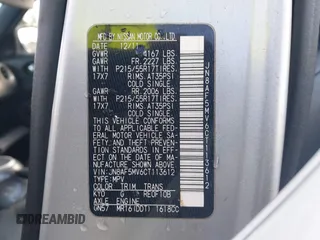 2012 Nissan Juke SL with VIN JN8AF5MV6CT113612, listed as a IAAI auction lot 41590917 with 198,619 mi miles. Bid and sale history available at carsss.com. Image 9.