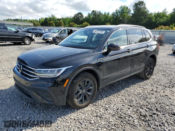 2024 Volkswagen Tiguan SE with VIN 3VV3B7AX5RM183046, listed as a Copart auction lot 55722785 with 23,071 mi miles and Salvage title. Bid and sale history available at DreamBid. Image 1.