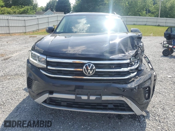 2023 Volkswagen Atlas SE with VIN 1V2KR2CA3PC545101, listed as a Copart auction lot 55264465 with 19,264 mi miles and Salvage title. Bid and sale history available at DreamBid. Image 5.