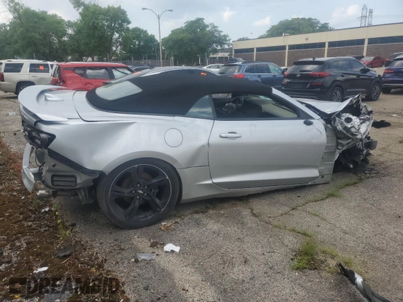 2019 Chevrolet Camaro 1LT with VIN 1G1FB3DSXK0154843, listed as a Copart auction lot 58226815 with Not provided miles and Clean title. Bid and sale history available at DreamBid. Image 3.