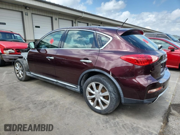 2017 Infiniti QX50 with VIN JN1BJ0RP0HM384553, listed as a Copart auction lot 61646415 with Not provided miles and Non repairable. Bid and sale history available at DreamBid. Image 2.