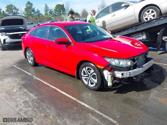 2016 Honda Civic Sedan LX with VIN 2HGFC2F51GH568751, listed as a IAAI auction lot 41826325 with 108,576 mi miles. Bid and sale history available at carsss.com. Image 1.