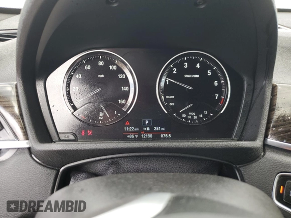 2018 BMW X1 xDrive28i with VIN WBXHT3C3XJ3H30795, listed as a Copart auction lot 49722023 with 12,190 mi miles. Bid and sale history available at carsss.com. Image 9.