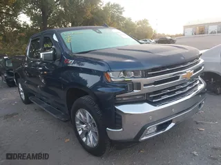 2019 Chevrolet Silverado 1500 LTZ with VIN 1GCUYGED9KZ127164, listed as a IAAI auction lot 40145862 with 101,408 mi miles. Bid and sale history available at carsss.com. Image 1.