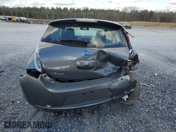 2016 Nissan LEAF SL with VIN 1N4BZ0CP4GC301845, listed as a Copart auction lot 87468444 with 79,397 mi miles and Salvage Title. Bid and sale history available at carsss.com. Image 6.