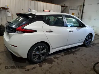 2018 Nissan LEAF SL with VIN 1N4AZ1CP0JC308817, listed as a Copart auction lot 88687055 with 40,644 mi miles and Salvage Title. Bid and sale history available at DreamBid. Image 3.