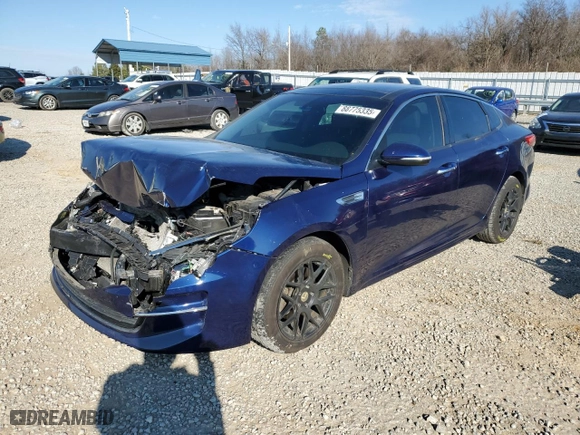 2016 Kia Optima EX with VIN 5XXGU4L32GG093287, listed as a Copart auction lot 88775335 with 83,053 mi miles and Salvage Title. Bid and sale history available at carsss.com. Image 1.