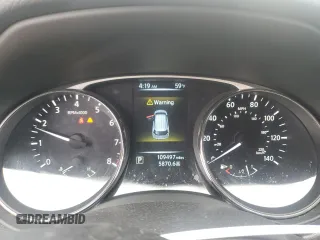 2015 Nissan Rogue S with VIN KNMAT2MV1FP591596, listed as a Copart auction lot 46546605 with 109,497 mi miles and Salvage Title. Bid and sale history available at carsss.com. Image 9.