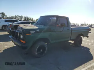 1978 Ford Ranger with VIN F14HRCC3772, listed as a Copart auction lot 89000265 with 93,648 mi miles and Salvage Title. Bid and sale history available at DreamBid. Image 1.