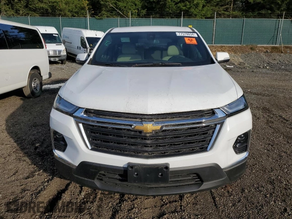 2023 Chevrolet Traverse LS with VIN 1GNEVLKW1PJ224447, listed as a Copart auction lot 77578034 with 0 mi miles and Salvage Title. Bid and sale history available at carsss.com. Image 5.