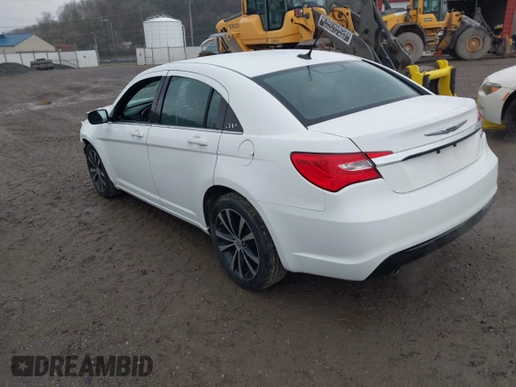 2012 Chrysler 200 S with VIN 1C3CCBHG3CN308745, listed as a IAAI auction lot 41907963 with 104,054 mi miles. Bid and sale history available at carsss.com. Image 3.