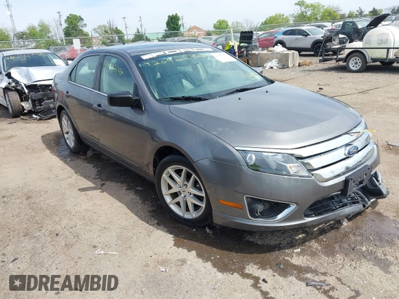 2012 Ford Fusion SEL with VIN 3FAHP0JA4CR390200, listed as a IAAI auction lot 42092002 with 180,839 mi miles and . Bid and sale history available at carsss.com. Image 1.
