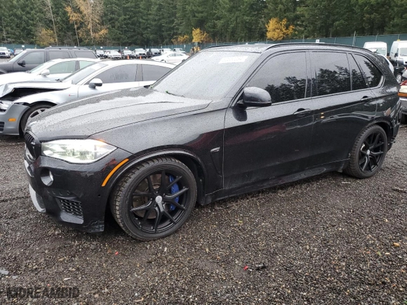 2015 BMW X5 M with VIN 5YMKT6C59F0C89697, listed as a Copart auction lot 80650234 with 50,367 mi miles and Salvage Title. Bid and sale history available at carsss.com. Image 1.