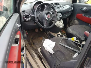 2013 FIAT 500 Pop with VIN 3C3CFFARXDT542148, listed as a Copart auction lot 52289095 with 0 mi miles and Non Repairable. Bid and sale history available at carsss.com. Image 8.