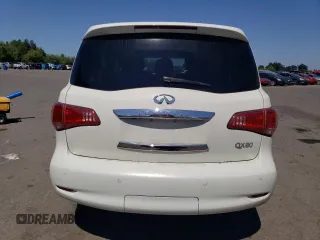 2014 Infiniti QX80 with VIN JN8AZ2NC9E9350906, listed as a Copart auction lot 65817505 with 123,790 mi miles and Clean title. Bid and sale history available at DreamBid. Image 6.