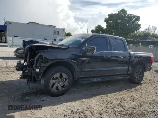 2024 Ford F-150 Lightning Lariat with VIN 1FT6W5L7XRWG09251, listed as a Copart auction lot 59702915 with 6,338 mi miles and Non repairable. Bid and sale history available at DreamBid. Image 1.