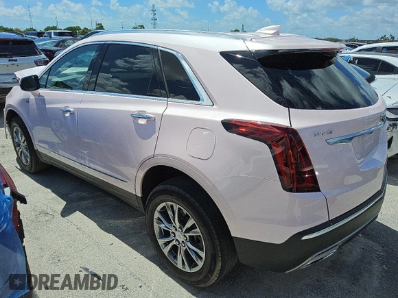 2023 Cadillac XT5 FWD Premium Luxury z VIN 1GYKNCR45PZ160005, wystawiony jako Copart lot #59147325 z przebiegiem 70 322 mil mil oraz Szkoda całkowita • Salvage title. Historia ofert i sprzedaży dostępna na DreamBid. Obrazek 2.