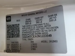2022 Chevrolet Colorado 4WD LT with VIN 1GCHTCEA3N1223549, listed as a Copart auction lot 81157174 with 45,722 mi miles and Clean title. Bid and sale history available at DreamBid. Image 12.
