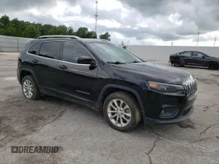 2019 Jeep Cherokee Latitude with VIN 1C4PJLCX7KD331871, listed as a Copart auction lot 59685665 with 90,787 mi miles and Salvage title. Bid and sale history available at DreamBid. Image 4.