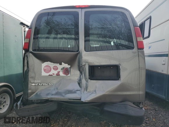 2010 Chevrolet Express Cargo Van with VIN 1GCUGADX5A1178833, listed as a Copart auction lot 80283744 with 142,960 mi miles and Salvage Title. Bid and sale history available at carsss.com. Image 6.