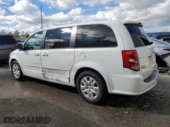 2016 Dodge Grand Caravan SE with VIN 2C4RDGBG8GR342648, listed as a Copart auction lot 46919475 with 117,305 mi miles and Salvage Title. Bid and sale history available at DreamBid. Image 2.
