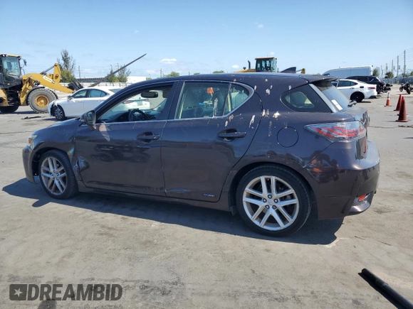 2014 Lexus CT 200h with VIN JTHKD5BHXE2202576, listed as a Copart auction lot 54445035 with 113,318 mi miles and Salvage Title. Bid and sale history available at DreamBid. Image 2.