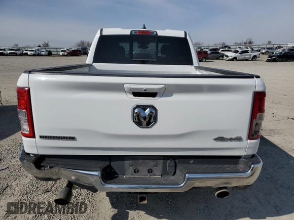 2021 Ram 1500 Big Horn with VIN 1C6SRFBT3MN796610, listed as a Copart auction lot 47459625 with 67,078 mi miles and Salvage title. Bid and sale history available at DreamBid. Image 6.
