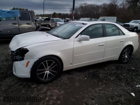2007 Cadillac CTS with VIN 1G6DP577970100947, listed as a Copart auction lot 83350024 with 127,933 mi miles and Salvage Title. Bid and sale history available at carsss.com. Image 1.