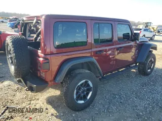 2021 Jeep Wrangler Unlimited Rubicon with VIN 1C4HJXFG8MW706357, listed as a Copart auction lot 82180714 with 48,074 mi miles and Salvage Title. Bid and sale history available at carsss.com. Image 3.