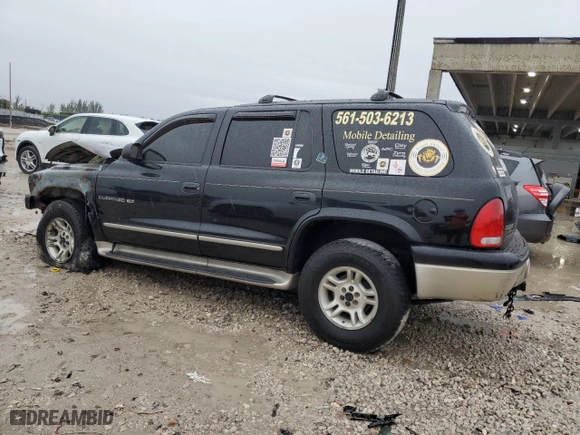 2001 Dodge Durango with VIN 1B4HS28N61F534687, listed as a Copart auction lot 87859635 with 0 mi miles and Salvage Title. Bid and sale history available at carsss.com. Image 2.