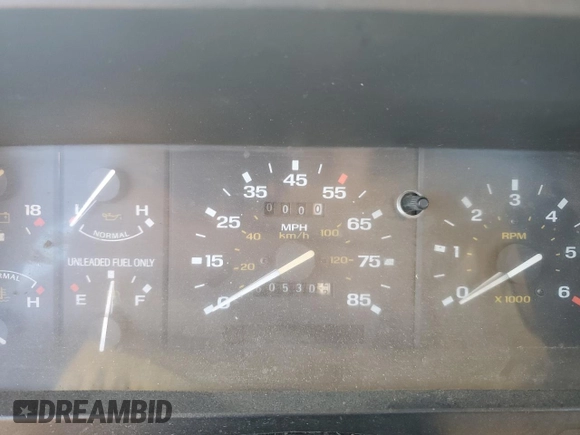 1990 Ford Ranger Splash with VIN 1FTCR10A8LUB55801, listed as a Copart auction lot 75964134 with 60,530 mi miles and Salvage Title. Bid and sale history available at DreamBid. Image 9.