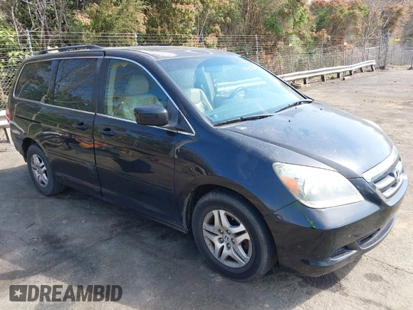 2005 Honda Odyssey EX-L with VIN 5FNRL38785B113074, listed as a IAAI auction lot 41907648 with 305,956 mi miles and . Bid and sale history available at DreamBid. Image 1.