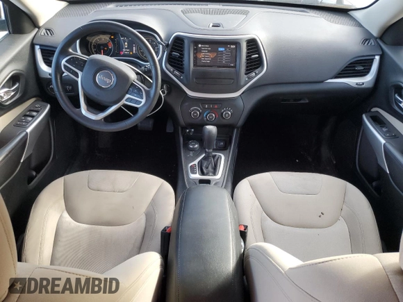2017 Jeep Cherokee Sport with VIN 1C4PJMAB5HW646257, listed as a Copart auction lot 49246355 with 71,065 mi miles and Salvage Title. Bid and sale history available at DreamBid. Image 8.
