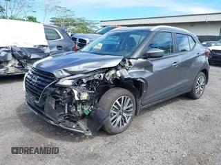 2024 Nissan Kicks SV with VIN 3N1CP5CV5RL504477, listed as a IAAI auction lot 41809238 with 13,414 mi miles and . Bid and sale history available at DreamBid. Image 2.