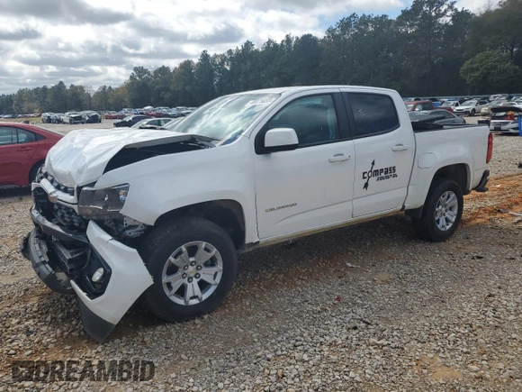 2022 Chevrolet Colorado 2WD LT with VIN 1GCGSCEN5N1105004, listed as a Copart auction lot 48079055 with 182,743 mi miles and Salvage title. Bid and sale history available at DreamBid. Image 1.