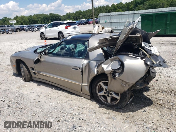 2001 Pontiac Firebird Formula z VIN 2G2FV22G312146995, wystawiony jako Copart lot #58705304 z przebiegiem Nie podano mil oraz Szkoda całkowita • Salvage title. Historia ofert i sprzedaży dostępna na DreamBid. Obrazek 2.