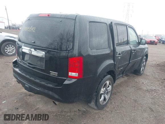 2015 Honda Pilot SE with VIN 5FNYF4H36FB062844, listed as a IAAI auction lot 41845542 with 165,368 mi miles and . Bid and sale history available at DreamBid. Image 4.