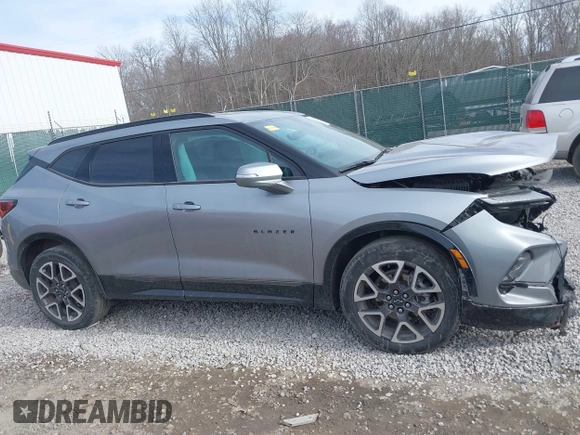 2023 Chevrolet Blazer RS with VIN 3GNKBKRS1PS185611, listed as a IAAI auction lot 41779239 with 33,209 mi miles and . Bid and sale history available at DreamBid. Image 13.